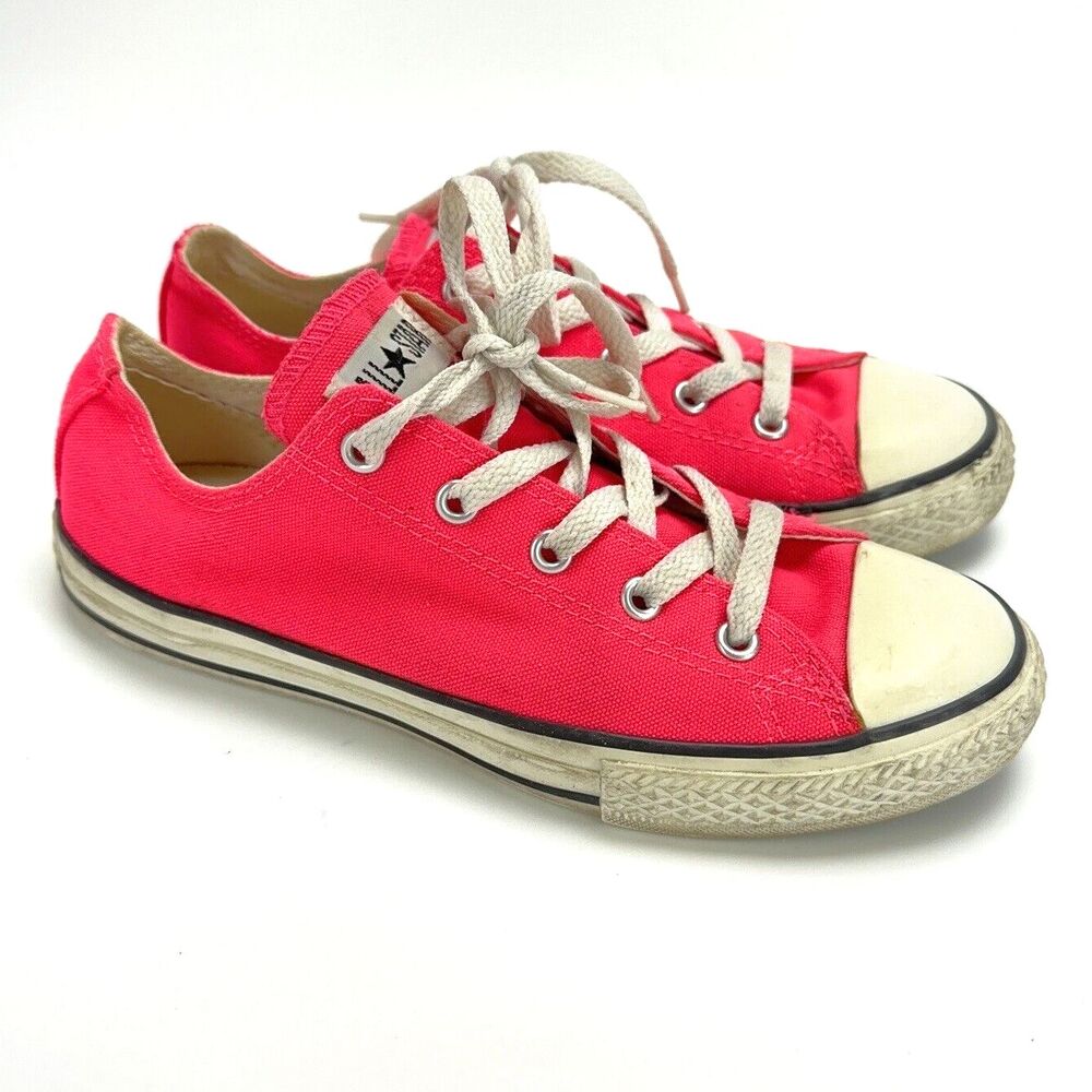 Converse Chuck Taylor Youth Sz 3 / 35 All Star Hot Pink Low Top Sneaker 314063F